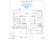 Single story home floor plan with an expansive kitchen, great room and pool at 5516 W Melinda Ln, Glendale, AZ 85308