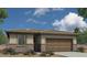 One-story home with brown garage door and brick accents at 18191 W Cielo Grande Ave, Surprise, AZ 85387