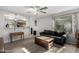 Living room featuring a comfortable couch and coffee table at 9015 N 13Th Pl, Phoenix, AZ 85020