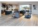 Open concept living room and kitchen with modern finishes at 300 W Quartz Rock Rd, Phoenix, AZ 85085
