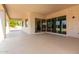 Spacious covered patio with view of backyard at 5170 N 186Th Dr, Litchfield Park, AZ 85340