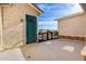 Private back patio with access gate and community view at 5170 N 186Th Dr, Litchfield Park, AZ 85340