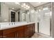 Bathroom boasts double vanity and walk-in shower at 2772 S Betty St, Gilbert, AZ 85295