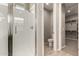 Bathroom with walk-in shower, toilet, and closet at 2772 S Betty St, Gilbert, AZ 85295