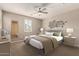 Primary bedroom with neutral decor and large window at 2772 S Betty St, Gilbert, AZ 85295