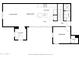 One-story floor plan featuring a living room, kitchen, dining area, bedroom, and bath at 2772 S Betty St, Gilbert, AZ 85295