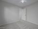 Bright bedroom with carpeted floor and ceiling fan at 355 W Jersey Way, San Tan Valley, AZ 85143