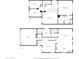 Two-story home floor plan; 3 bedrooms, 3 baths, garage at 355 W Jersey Way, San Tan Valley, AZ 85143
