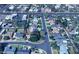 Aerial view of property and surrounding homes at 4002 N 44Th Pl, Phoenix, AZ 85018