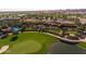 Aerial view of a luxurious clubhouse and pool area at 856 E Harmony Way, San Tan Valley, AZ 85140