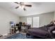 Spacious bedroom with a queen bed and workspace at 9431 E Coralbell Ave # 53, Mesa, AZ 85208