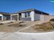 One story home with gray exterior and two car garage at 24078 W Pecan Rd, Buckeye, AZ 85326