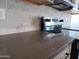 Modern kitchen with sleek countertops and appliances at 24078 W Pecan Rd, Buckeye, AZ 85326