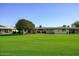 Home with large backyard and green grass at 10861 W Venturi Dr, Sun City, AZ 85351