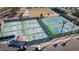Community tennis and pickleball courts with ample space for recreation at 10861 W Venturi Dr, Sun City, AZ 85351