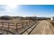 Aerial view of house with yard and riding arena at 28480 N Bryce Trl, Queen Creek, AZ 85144