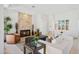 Living room with fireplace and comfortable seating at 23461 N 80Th Way, Scottsdale, AZ 85255