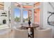 Charming breakfast nook with views of the backyard and pool area at 23461 N 80Th Way, Scottsdale, AZ 85255