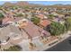 Aerial view of house and neighborhood, mountain views at 2412 W Crimson Ter, Phoenix, AZ 85085
