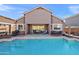 Backyard oasis with a refreshing pool and patio at 2412 W Crimson Ter, Phoenix, AZ 85085