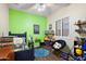 bedroom with built-in shelving and window seating at 2412 W Crimson Ter, Phoenix, AZ 85085