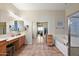 Bathroom boasts a large bathtub, double vanity, and a walk-in shower at 2412 W Crimson Ter, Phoenix, AZ 85085