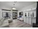 Bright living room with modern furniture and patio access at 8614 E Berridge Ln, Scottsdale, AZ 85250