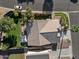 Aerial view of house and backyard, highlighting the property's layout at 15912 W Central St, Surprise, AZ 85374