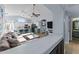 Open living room with a comfortable couch and access to kitchen at 15912 W Central St, Surprise, AZ 85374