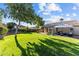 Large backyard with grassy area and covered patio at 15912 W Central St, Surprise, AZ 85374