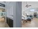 Hallway view showcasing stylish built-in cabinets and open concept at 15912 W Central St, Surprise, AZ 85374