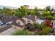 Aerial view of the house and surrounding neighborhood, showcasing its curb appeal at 16640 N 54Th St, Scottsdale, AZ 85254