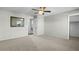 Bedroom with ceiling fan and access to laundry at 3535 E Melody Ln, Gilbert, AZ 85234