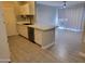 Updated kitchen featuring an island and tile flooring at 1942 S Emerson -- # 131, Mesa, AZ 85210