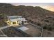 Modern home with mountain views and expansive outdoor space at 9520 S Krista W Dr, Goodyear, AZ 85338