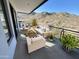 Spacious deck with mountain views and comfortable seating at 9520 S Krista W Dr, Goodyear, AZ 85338