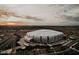 Aerial view of a large stadium at 9520 S Krista W Dr, Goodyear, AZ 85338
