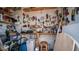 Well-equipped workshop with pegboard and various tools at 158 Limestone Dr, Apache Junction, AZ 85119