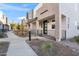 Modern two-story townhome with private patio and walkway at 2125 E Voltaire Ave, Phoenix, AZ 85022