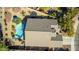 Aerial view of house with pool and backyard at 30118 N Maravilla Dr, San Tan Valley, AZ 85143