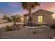 Landscaped front yard with desert plants and gravel at 4675 N Bryce Canyon Ct, Eloy, AZ 85131