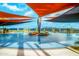 Resort-style pool with shade structures and comfortable seating at 28602 N Summit Springs Rd, Rio Verde, AZ 85263