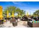 Relaxing patio area with fire pit and comfortable seating at 28602 N Summit Springs Rd, Rio Verde, AZ 85263