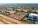 Aerial view showing a vacant lot in a luxury golf course community at 28602 N Summit Springs Rd, Rio Verde, AZ 85263