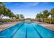 Resort-style lap pool with ample space for swimming at 28602 N Summit Springs Rd, Rio Verde, AZ 85263