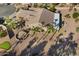 Aerial view of house, backyard, and golf course at 3507 N Snead Dr, Goodyear, AZ 85395