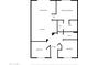 Two bedroom, two bath floor plan with kitchen and living room at 920 E Devonshire Ave # 2019, Phoenix, AZ 85014