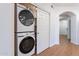 Stackable washer and dryer in convenient laundry closet at 920 E Devonshire Ave # 2019, Phoenix, AZ 85014