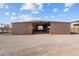 Multiple horse stalls inside a large barn, ideal for horse boarding at 32614 N 227Th Ave, Wittmann, AZ 85361