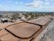 Aerial view of two horse arenas and surrounding property at 32614 N 227Th Ave, Wittmann, AZ 85361